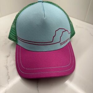 Pistil Green and Pink Trucker Hat